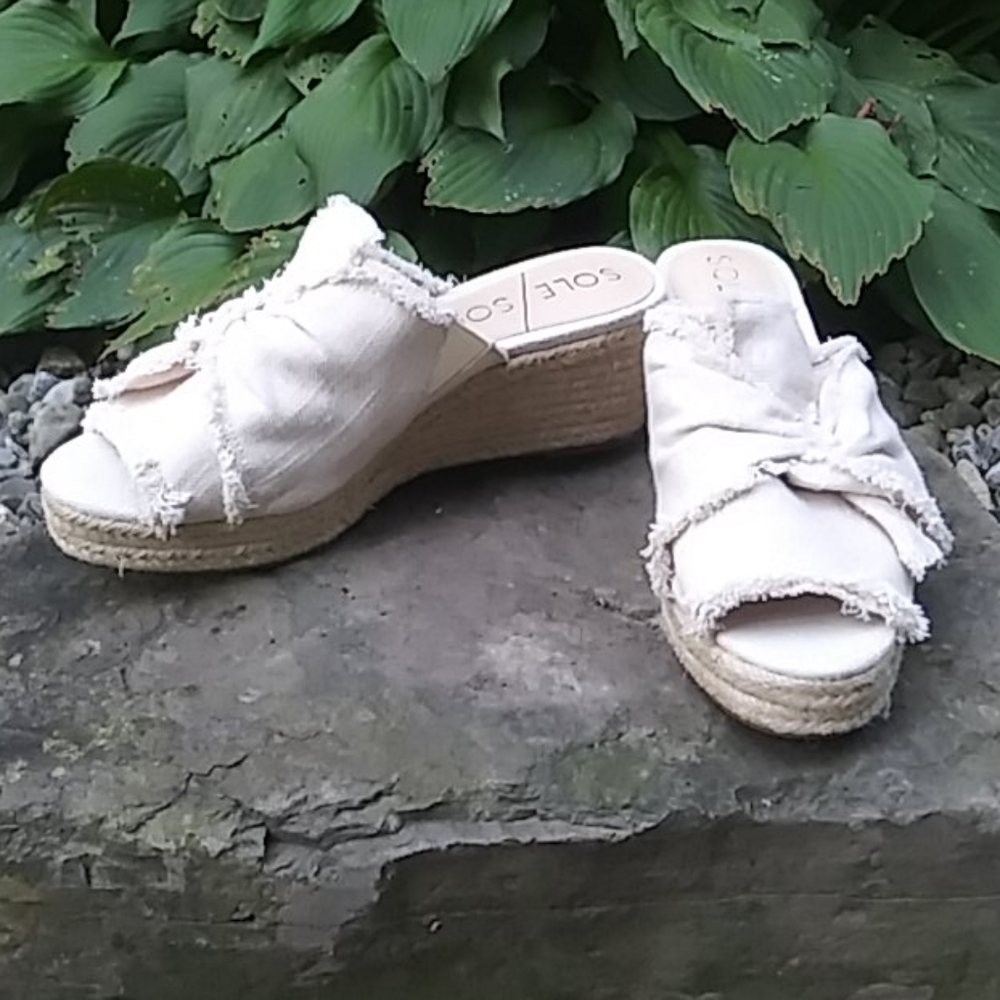 Sole Society "CARIMA1" Jute Wedge Espadrille